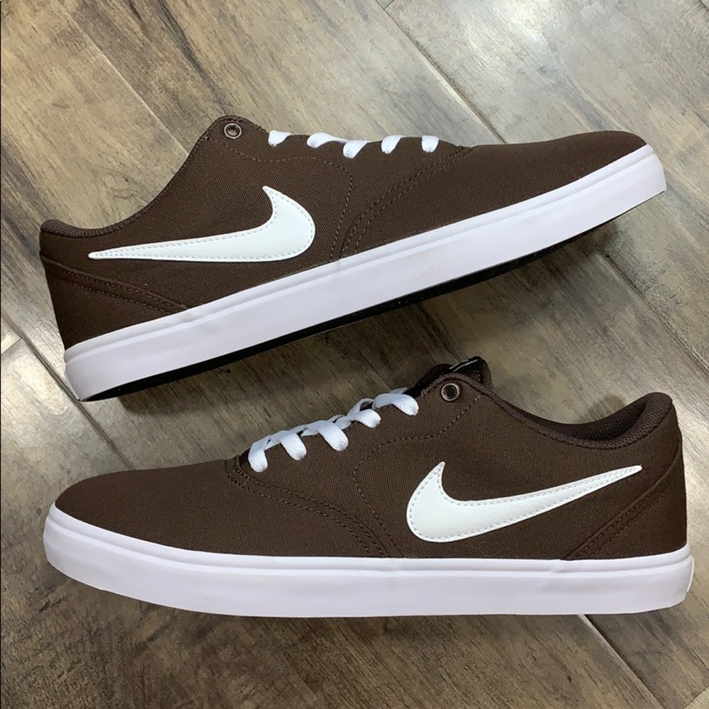 NIKE SB CHECK SOLAR CNVS baroque brown/white - Picture 9 of 16